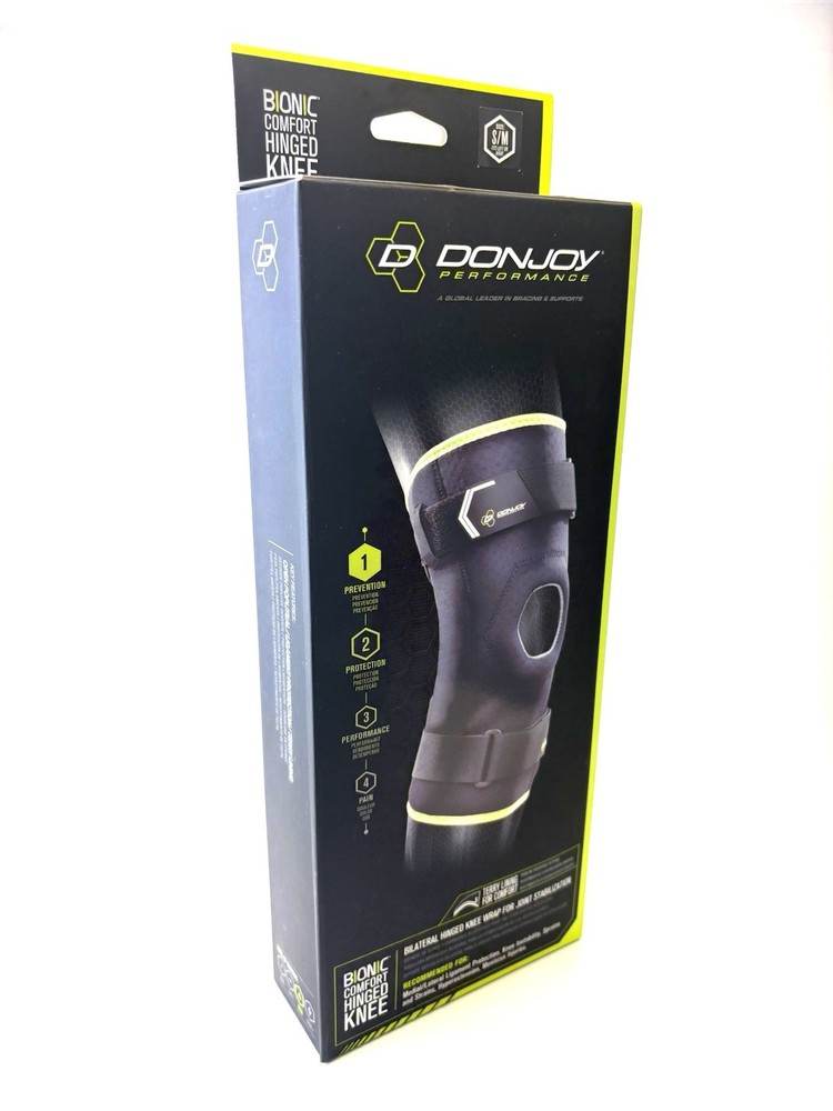 DonJoy Performance Bionic Comfort Hinged Knee Brace Support Size Small / Medium