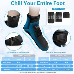 Cold Therapy Gloves & Socks for Chemo Relief, Ice Packs for Hands & Feet, S/M