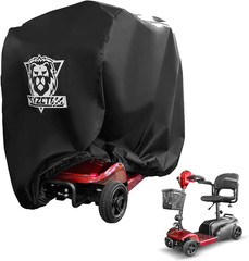 600D Waterproof Scooter Cover Black Power Assisted Mobility Scooter Cover (48 In