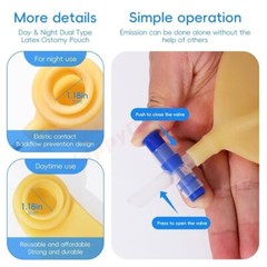 Colostomy bags Reusable Drainable Pouches Ostomy Ileostomy Stoma Care Portable