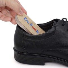 Beige 3-Layer Adjustable Orthopedic Heel Lift for Height Increase & Pain Relief