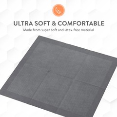 Inspire Ultra Underpads Incontinence Bed Chux Pads Chic Gray 36×36″ (Pack of 46)