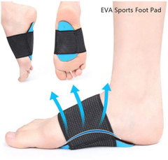 PAIR FOOT ARCH SUPPORT FLAT FEET FALLEN ARCH PLANTAR FASCIITIS INSOLE HEEL PAIN