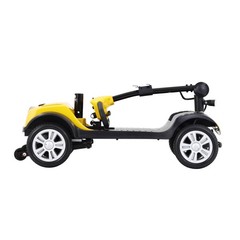 Four wheels Compact Travel Mobility Scooter with 300W Motor for Adult-300lbs RED