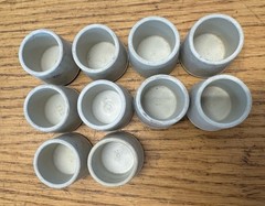 10 PACK – 1″ Heavy Rubber Cane Tip Crutch Walking Stick Furniture Chair Leg