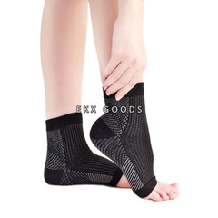Foot Plantar Fasciitis Arch Support Compression Socks Ankle Heel Brace Sports
