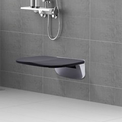 14″ Folding Shower Seat Wall Mounted Bench Modern Bathroom Shower Stool