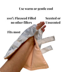 Microwave Heated Hand Wrist Warmer: Handmade in USA, Arthritis, Carpal Tunnel