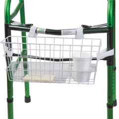 Walker Basket with Removable Liner and Cup Holder Lightweight Phone Food Storage