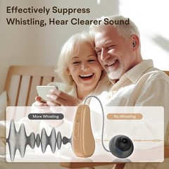 Hearing Aids for Seniors Rechargeable with Noise Cancelling Amplifier 5 Levels