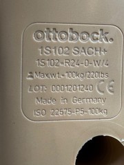 Ottobock Otto bock sach prosthetic foot. Right. Size 24. Excellent condition