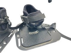 Pair Quickie 2 Manual Folding Wheelchair Legrest Footrest Sunrise Medical Red