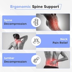 4 Level Back Stretcher Lumbar Support Board Spine Stretch Posture Corrector