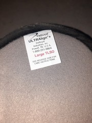 DEROYAL ULTRAlign + TLSO Lumbar Support Back BRACE, Size Large Black And Grey