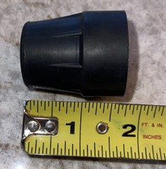 Carex Cane Tip 1″ Opening Metal Reinforced Black A720-00