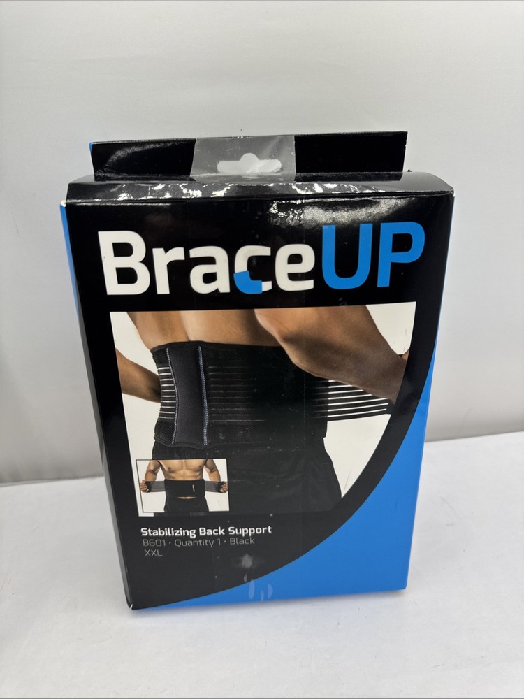 BraceUP Stabilize Adjustable Lumbar Lower Back Brace and Support Belt -XXL