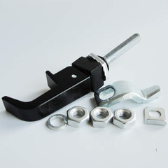 2PCS Black Powder Coated Lift and Turn Compression Latch, Adjustable Grip¡­