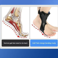 Drop Foot Brace AFO Leaf Spring Splint Ankle Foot Orthosis Support For Stroke