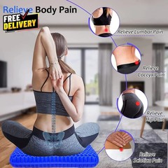 Gel Seat Cushion for Long Sitting Extra Thick Gel Cushion for Wheelchair So…..