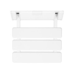 Shower Seat Folding Wall Mounted Bathroom Mobility Aid Chair Strong Fold Up Down