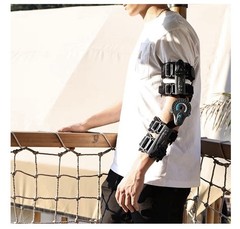 Hinged Elbow Brace,Adjustable Left with Sling Stabilizer Splint Arm Injury Recov