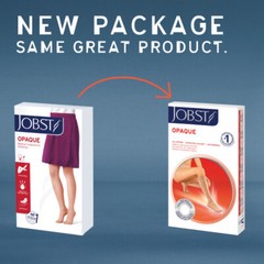 JOBST Women’s Opaque Thigh High With Sensitive Top Band 15-20 mmHg Closed Toe