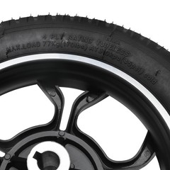 12 Inch Rear Wheel Wheelchair Wheel Assembly 12 1/2 x 2 1/4 Tire 17mm Bore