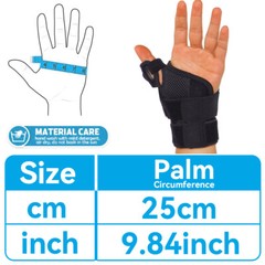 1 Pair Thumb Spica Splint, Comfortable Thumb Brace for Right & Left Hand