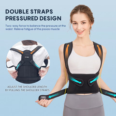 Back Brace Posture Corrector Women Men Shoulder Straightener Adjustable Support