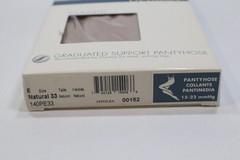 Vintage 2001 SIGVARIS Pantyhose SIZE E Delilah 15-20 mmHg Color: Natural 33