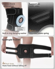 Aolikes 1pcs Knee Brace for Women & Men with Side Stabilizers, Patella Knee Brac