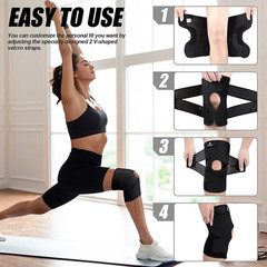 NEENCA Knee Brace for Meniscus Support – Adjustable, Patella Stabilizer, Pain