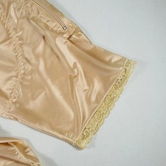 Caromed Post-Surgical Compression Garment Above The Knee Satin Girdle Nude SZ LG