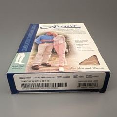 Activa Graduated Therapy Uni-Band Thigh Highs 20-30mmHg (Beige) Large NIB