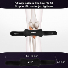 IPOW Patella Tendon Knee Strap 2 Pack Knee Pain Relief & Patella Stabilizer Knee
