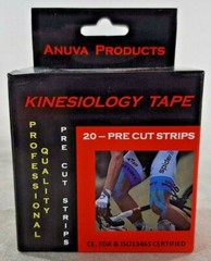 Anuva Products kinesiology tape Professional Quality 20-Pre Cut Strips