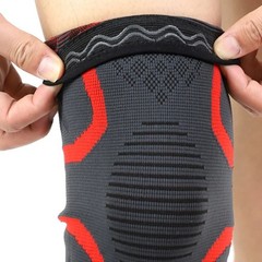 Knee Sleeves Copper Silver Compression Brace Support Sport Joint Injury Pain