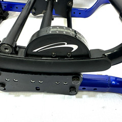 Quickie Iris Tilt In Space Full Motion Wheelchair Frame Blue W/ Indicator