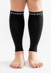 EVOPLECI 20-30mmHg Calf Compression Sleeve Men and Women Wide Brace S Black 63