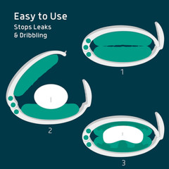 Confidence Clamp by Lunderg – Comfortable Urinary Incontinence with 3…
