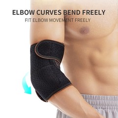 1PCS Elbow Brace Support Sleeve Arthritis Tendonitis Arm Joint Pain Band Wrap