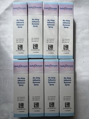 Lot Of 8 Safe N Simple No-String Adhesive Remover Spray 1.7oz Exp 6/2028