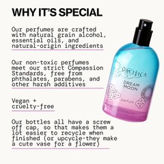 Pacifica Dream Moon Spray Perfume 2 Fl Oz Bergamot Pink Rose Vanilla Sandalwood