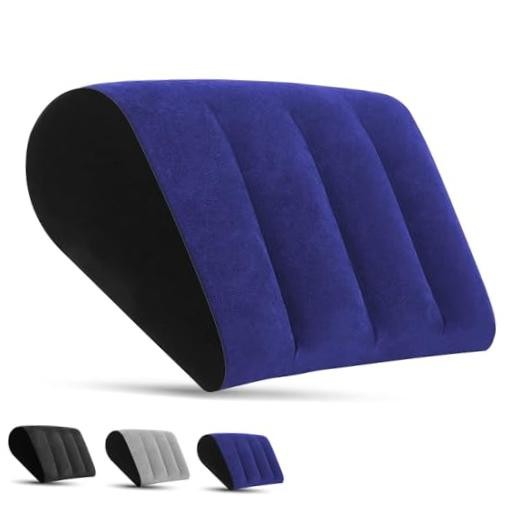 Prosixtoy Portable Wedge Pillow Inflatable Cushion – Body Positioners Blue
