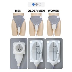 Wearable Urinal Bag Silicone External Urine Catheter Collector for Elderly Care
