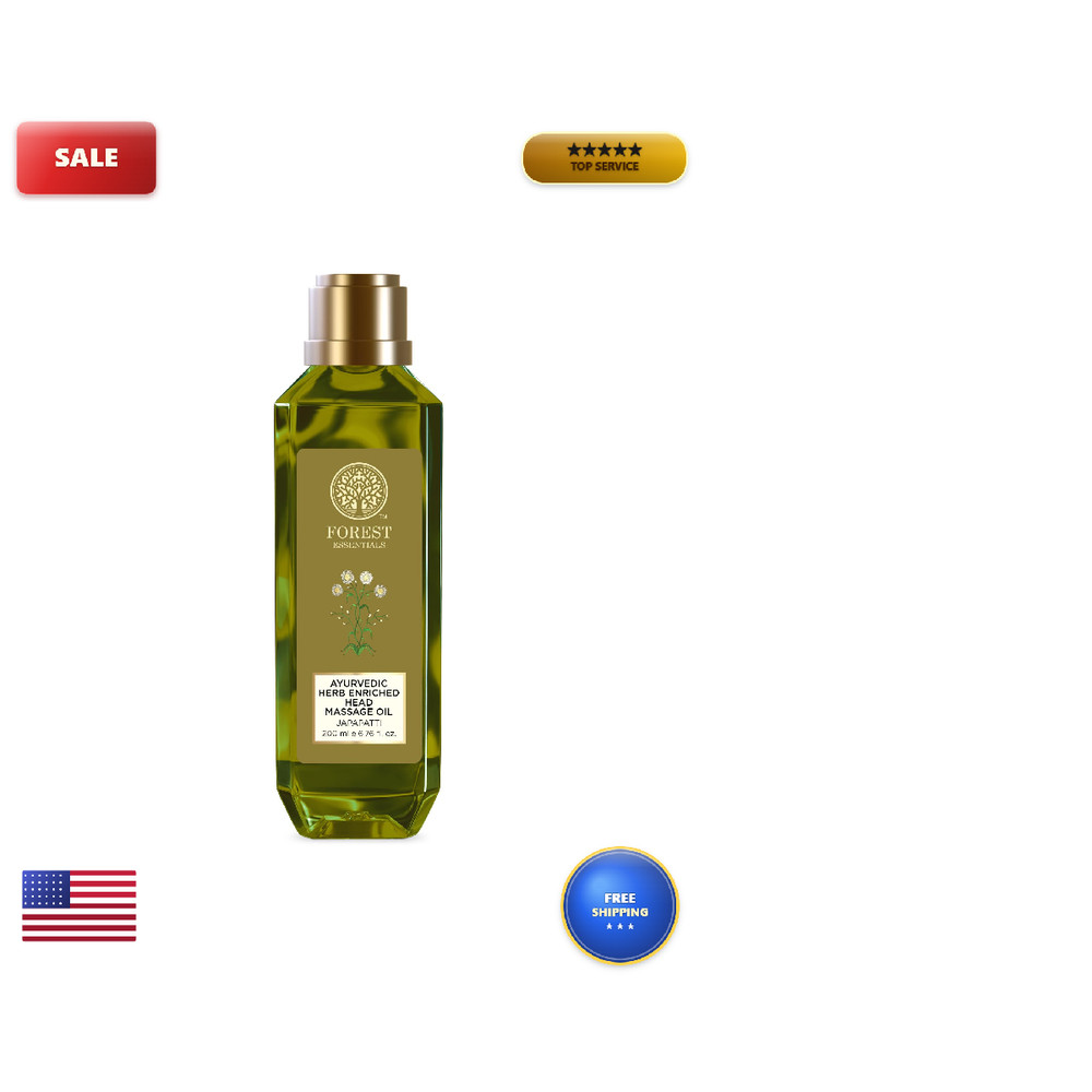 Forest Essentials Ayurvedic Herb Enriched Head Massage Oil –