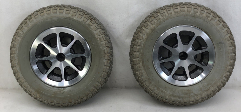 Pride Jazzy 1170 1170 XL PRIMO ABILITY 4.00-8 Flat-Free SET Drive Wheels & Tires