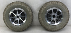Pride Jazzy 1170 1170 XL PRIMO ABILITY 4.00-8 Flat-Free SET Drive Wheels & Tires