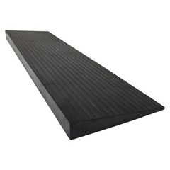 Anti-slip Solid Rubber Threshold Ramp Step Threshold Ramp Pad 9.8 x 35.4 x 1.8“