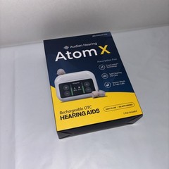 Audien Hearing ATOM X -Rechargeable OTC Hearing Aids -NEWEST MODEL-BRAND NEW!!